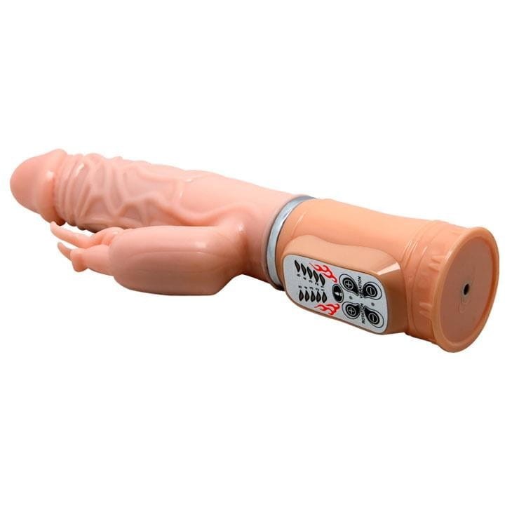 Wibrator Króliczek Bunny z rotacją główki + Grzanie-2