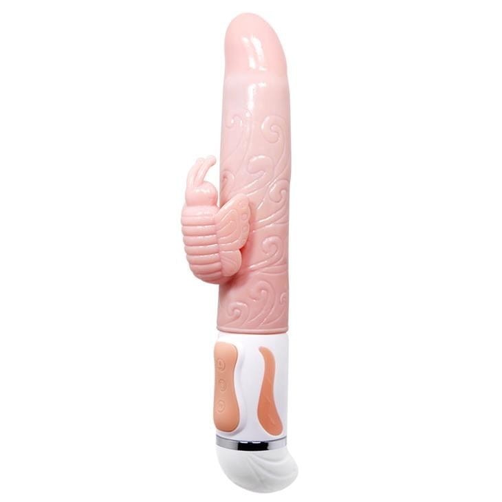 Wibrator Króliczek z rotacją + Grzanie -1