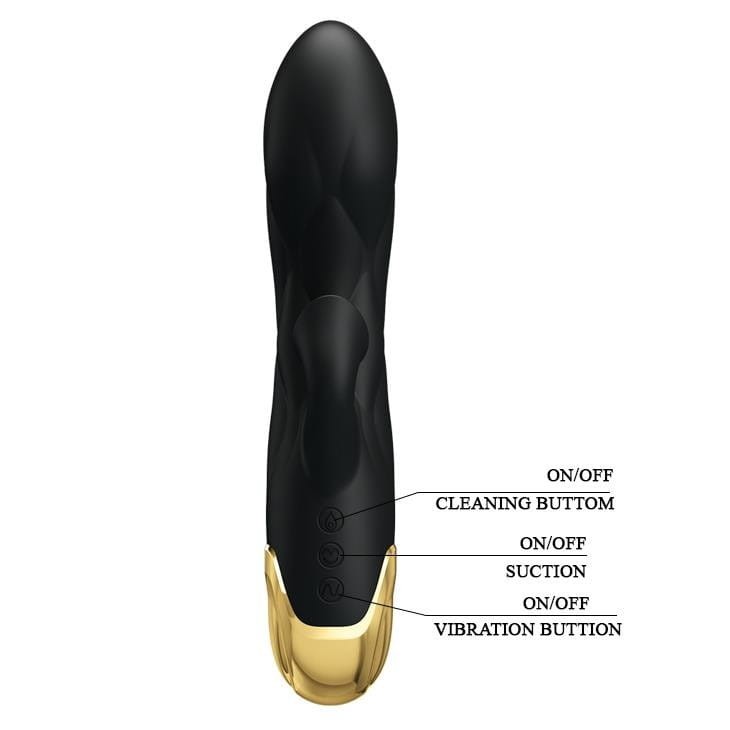 Elegancki wibrator z funkcją ssania łechtaczki-2