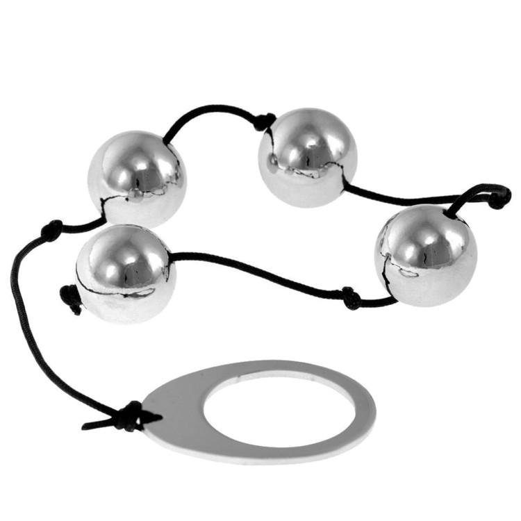 Cztery kulki analne Stal szlachetna