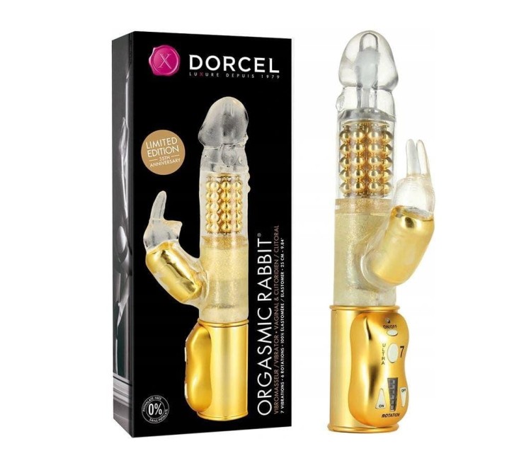 Rotacyjny Wibrator Królik Żelowy Dorcel Rabbit - Pulsive.pl