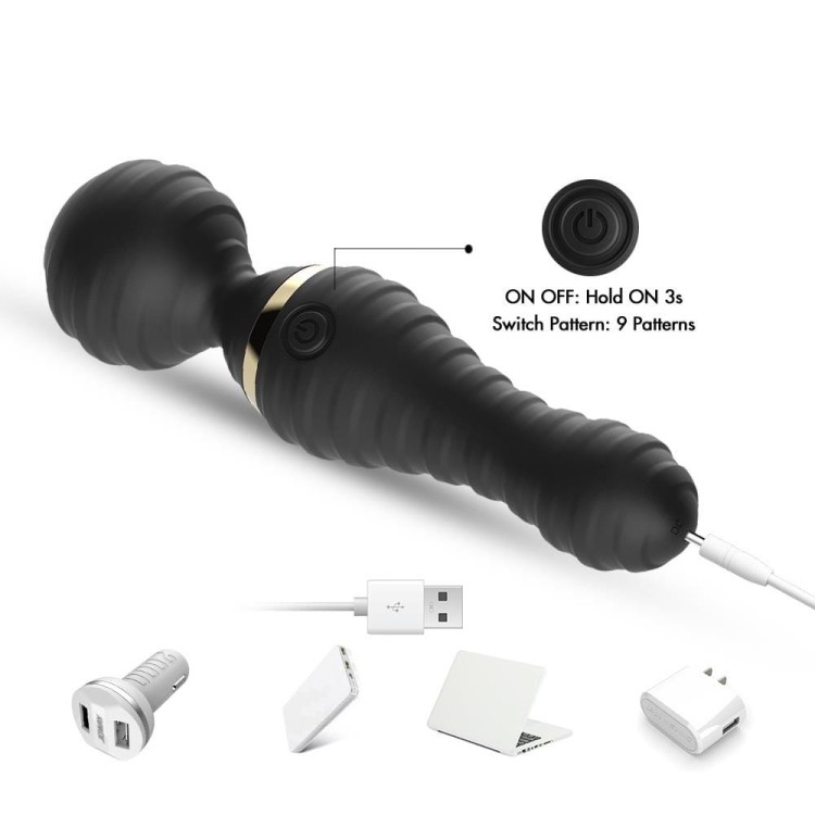 Wibrator intymny magiczna różdżka 20 cm-2