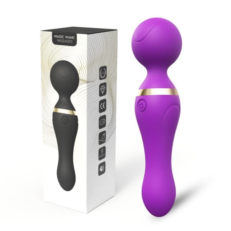 Silikonowy Magic Wand 9 funkcji USB-6
