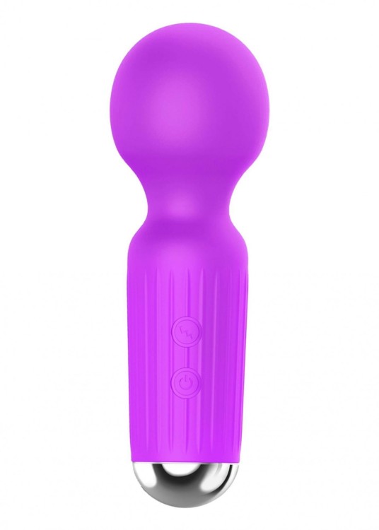 Mały wibrator Mocne wibracje 20 rytmów Fioletowy