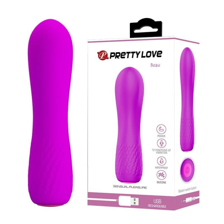 Pretty Love Klasyczny wibrator silikonowy do punktu G USB