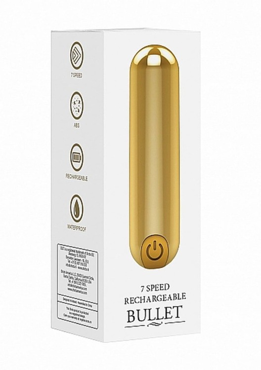 Mini bullet 7 funkcji  Akumulator 7,7 cm Gold-6