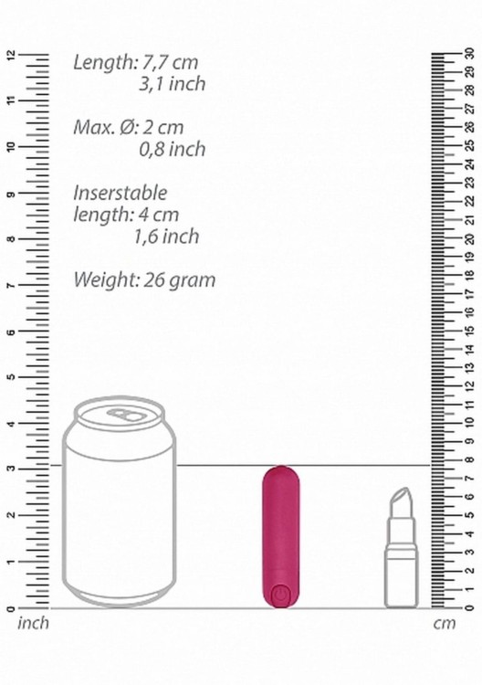 Mini bullet 7 funkcji  Akumulator 7,7 cm-1