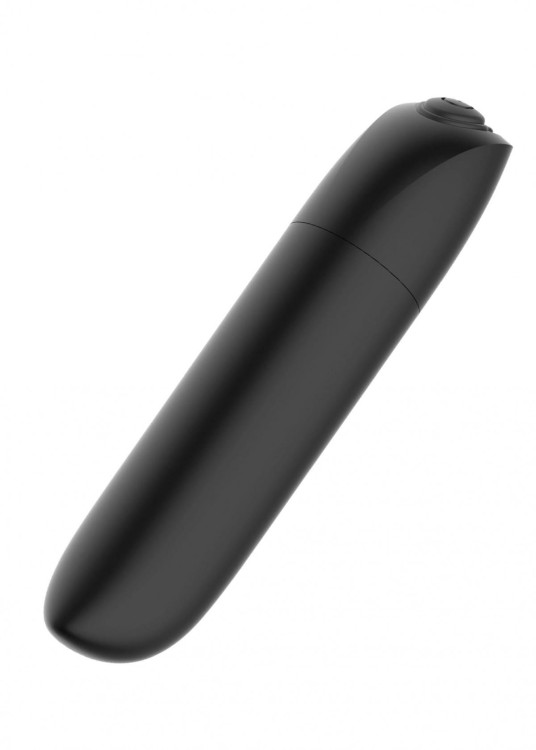 Czarny mini wibrator Mocne pulsacje USB-5