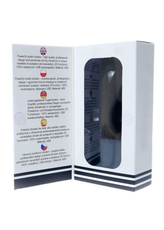 Mini wibrator 20 funkcji Akumulator 10 cm-2