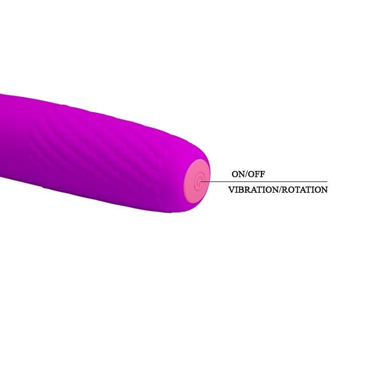 Dyskretny Stymulator Łechtaczki Erotyczny Mini Wibrator z Rotacją-6
