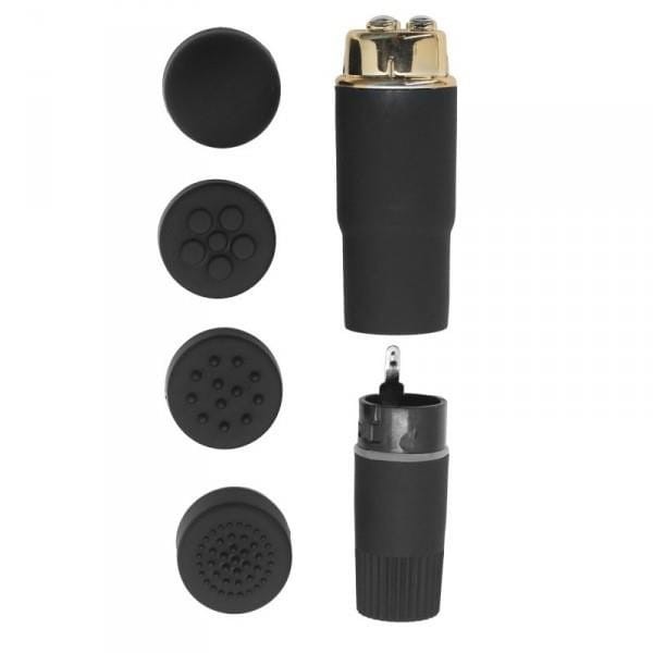 Mini stymulator Wymienne nakładki Czarny-3