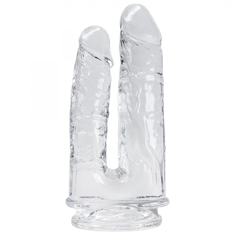 Dildo do podwójnej stymulacji Penis na przyssawce