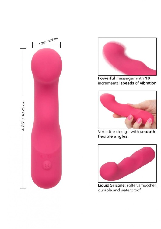 Pixies Curvy Pink Wibrator erotyczny Masażer łechtaczki-7
