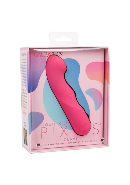 Pixies Curvy Pink Wibrator erotyczny Masażer łechtaczki-7