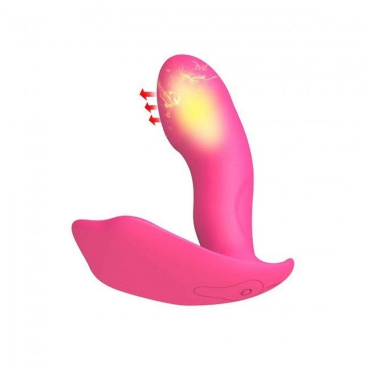 Wibrator pod bieliznę Podgrzewana główka-9