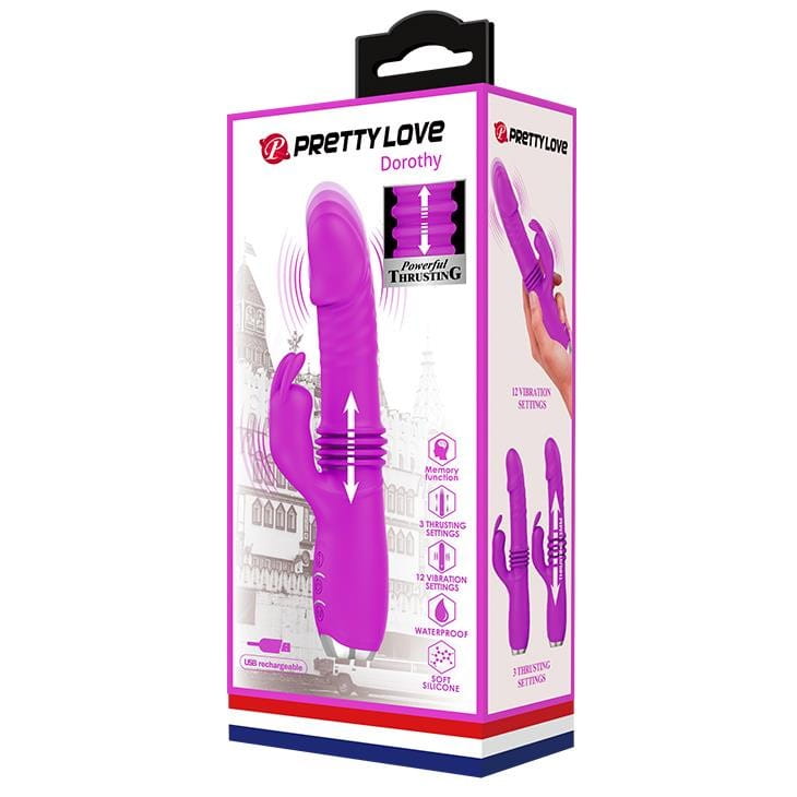 Wibrator Króliczek PrettyLove Dorothy | Posuw-8