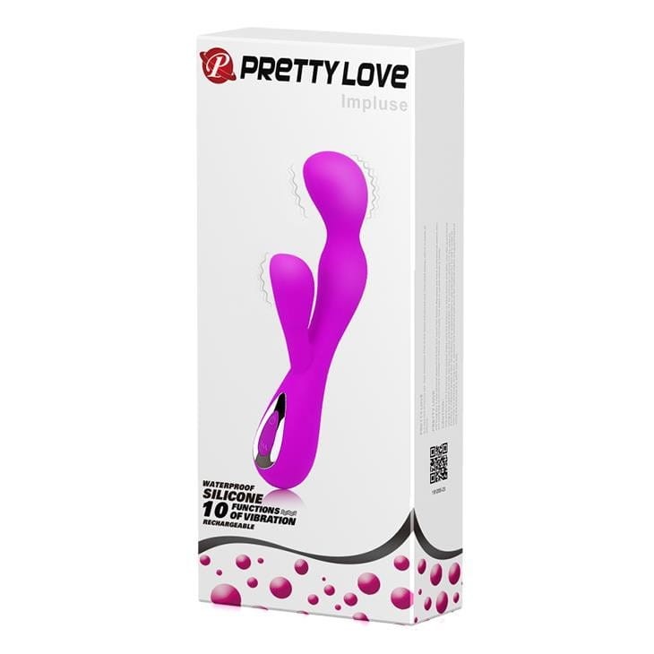 Wibrator Królik Stymulacja Punkt G & Łechtaczka Prettylove Impulse-9