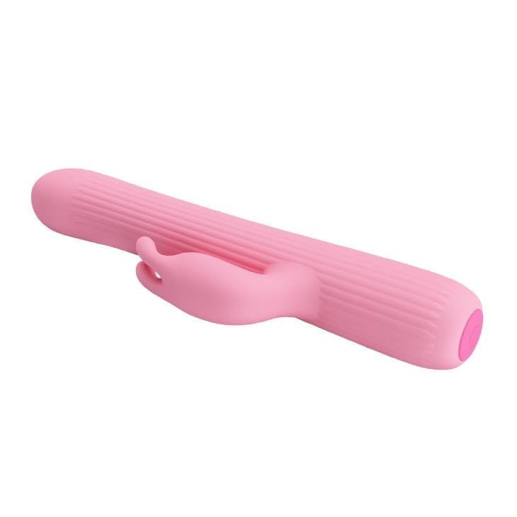 Smukły Królik Prettylove Juljan - Obrót o 360°, Prążki, Stymulacja-4
