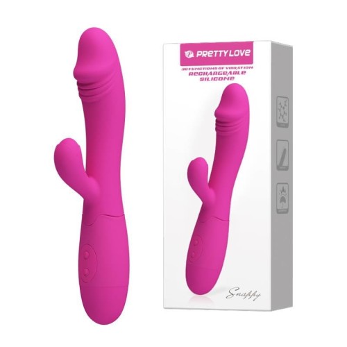 Wibrator królik w eleganckim kartoniku prezentowym Prettylove