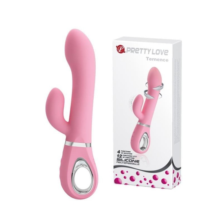 Prettylove wibrator z kulkami wirującą główką-10