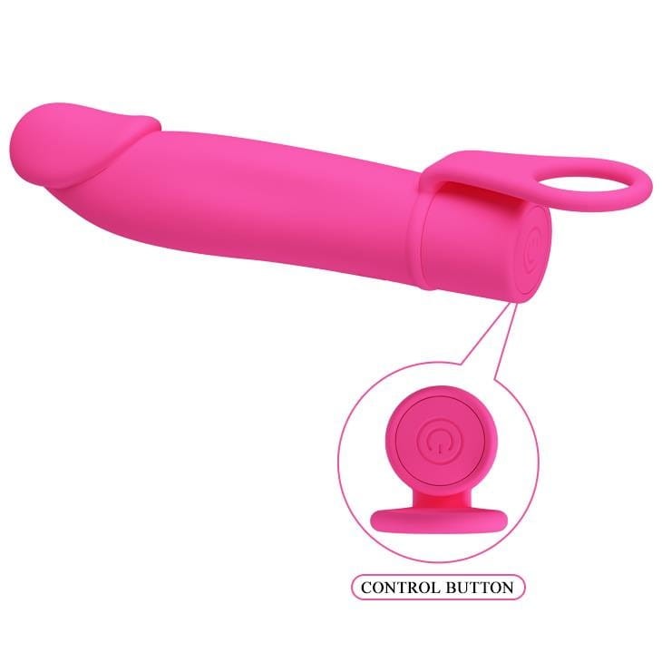 Prosty silikonowy wibrator Pretty Love Delikatny silikon-4