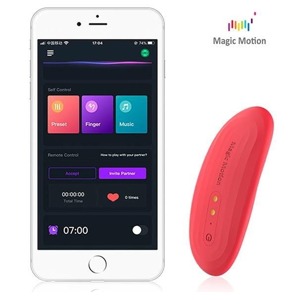 Magic Motion Wibrator pod majtki Aplikacja-2
