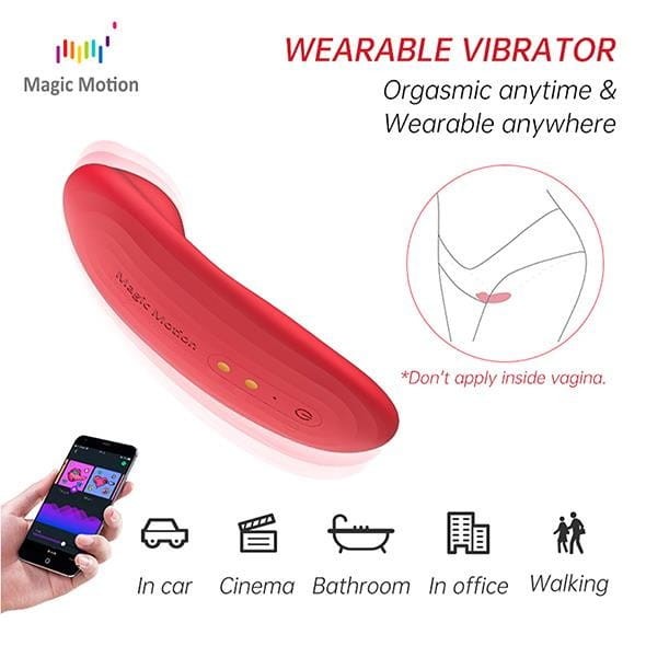 Magic Motion Wibrator pod majtki Aplikacja-5