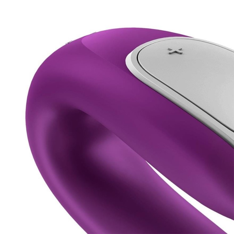 Satisfyer Double Fun fioletowy + Aplikacja-1