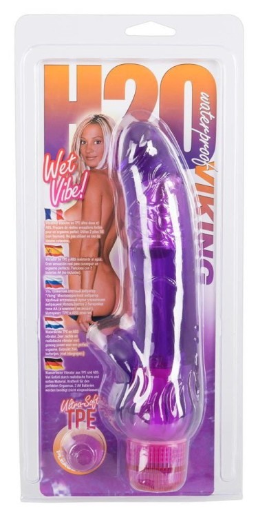 Wibrator żelowy penis 21/4 cm Na baterie-5
