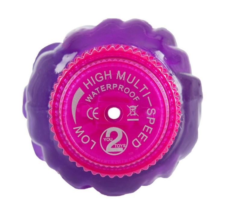 Wibrator żelowy penis 21/4 cm Na baterie-4