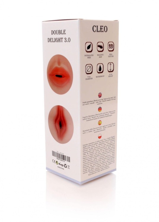 Dwustronny masturbator wagina i usta-10