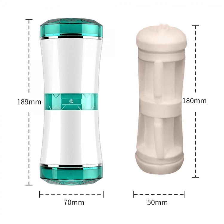 Masturbator z dwoma wejściami Wagina & Usta-2