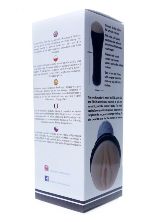 Masturbator Latarka Wagina Cyber Skóra-5