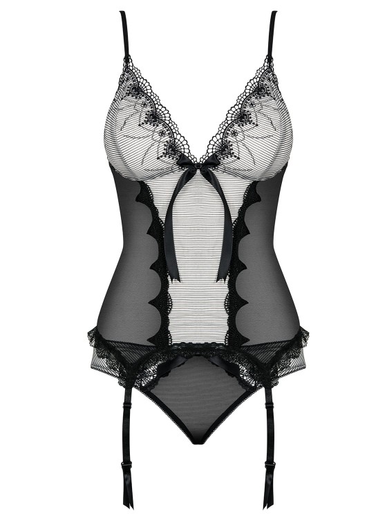 Bielizna Obsessive Greyla gorset i figi-2