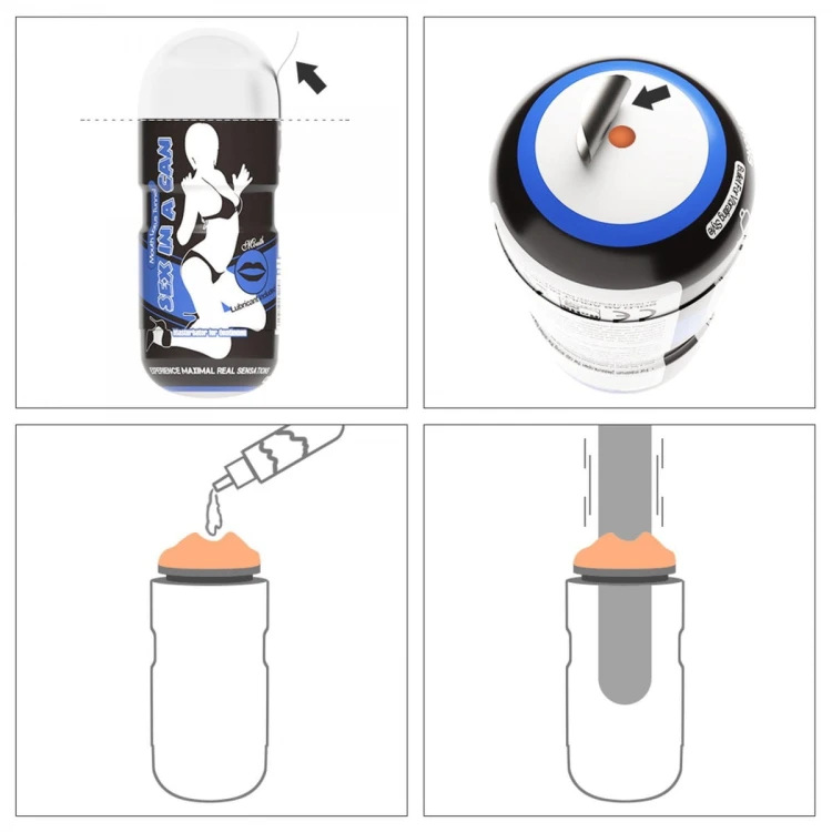 Masturbator usta z mini wibratorem-2