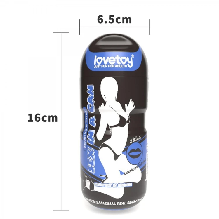 Masturbator usta z mini wibratorem-3