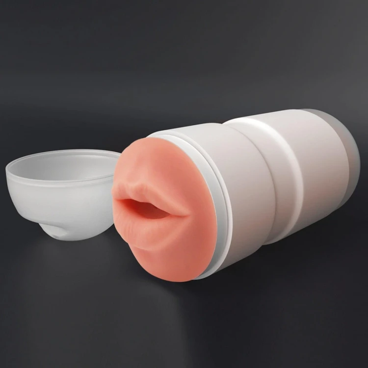 Masturbator usta z mini wibratorem-4