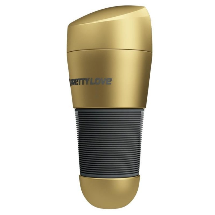 Masturbator pochwa w złotej tubie-3