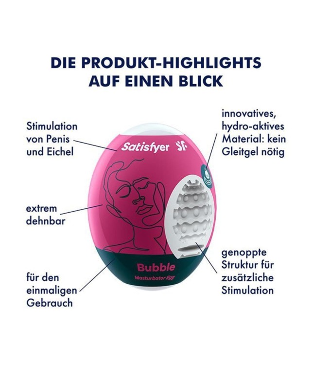 Masturbator Egg Single Bubble-2