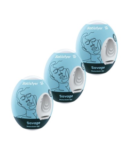 Satisfyer Masturbatory  Eggs Komplet 3 szt