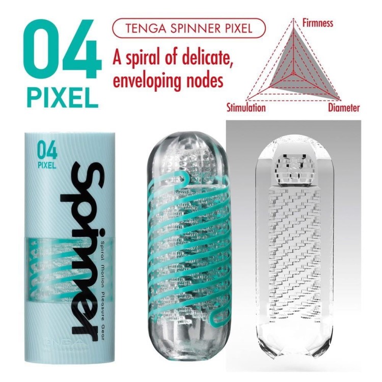 Mastutbator do penisa Tenga Spinner Pixel 04-5