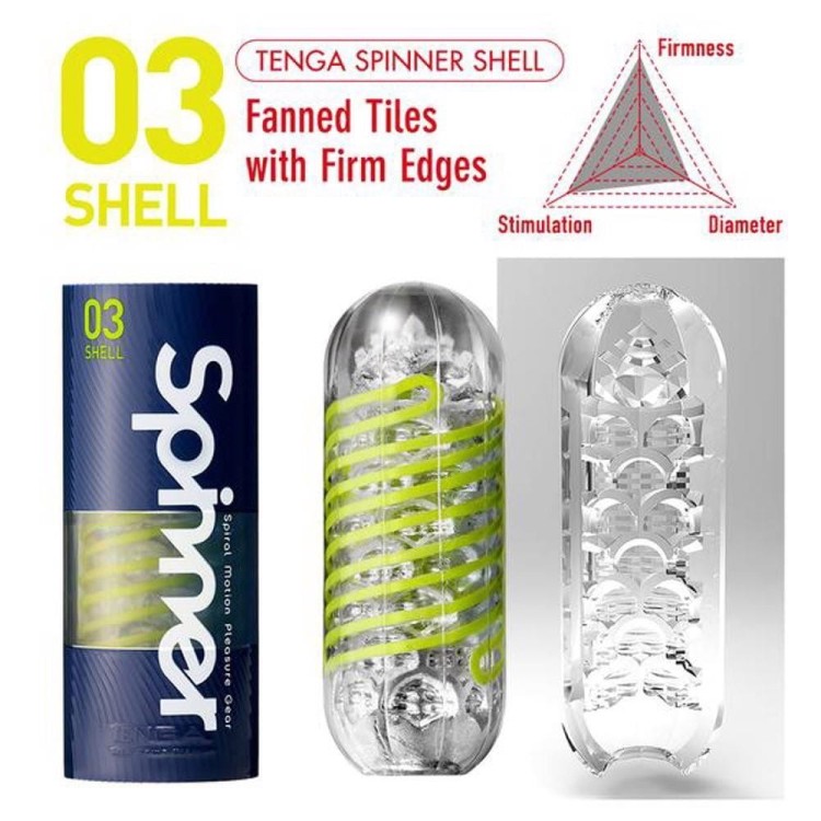 Masturbator dla mężczyzn Tenga Spinner Shell 03-6