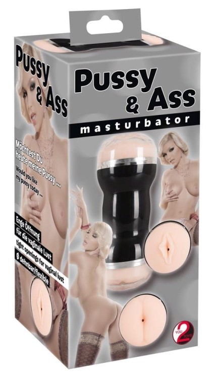 Dwustronny ręczny masturbator wagina usta-4