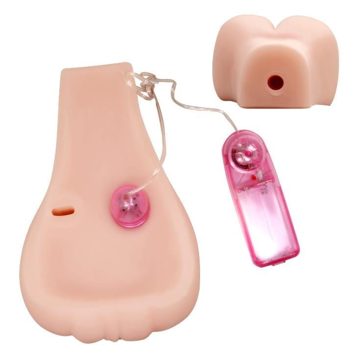 Realistyczna wagina wibrujący masturbator-6