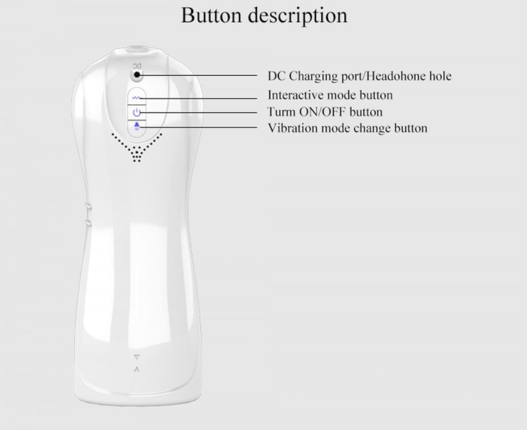 Masturbator mocne pulsacje wibracje + dźwięki-2