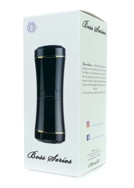 Dwustronny ręczny masturbator wagina usta-8