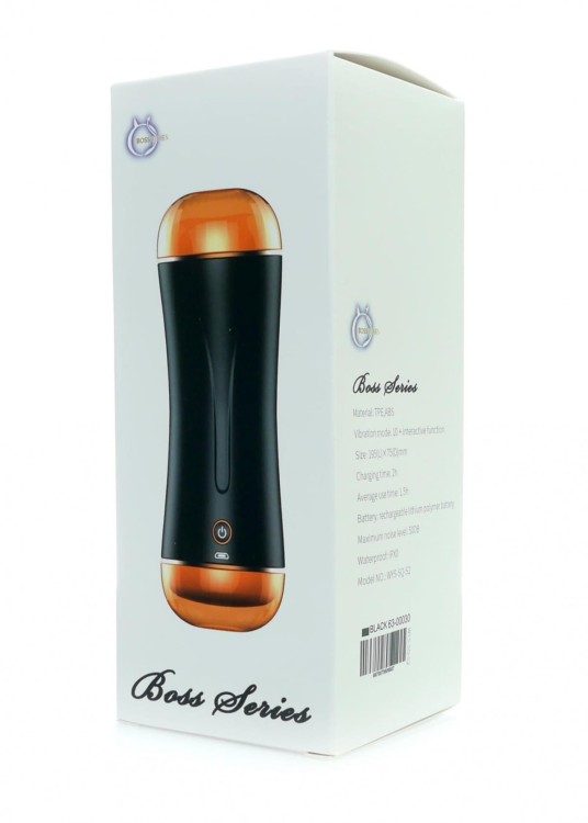 Wagina i anus Dwustronny masturbator z wibracjami-8