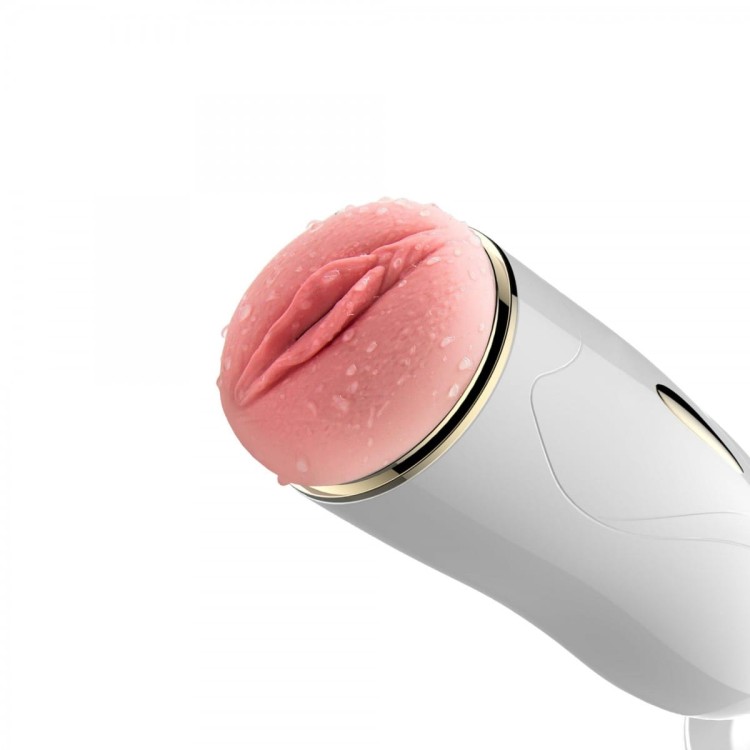 Interaktywny masturbator pochwa z wibracjami-1