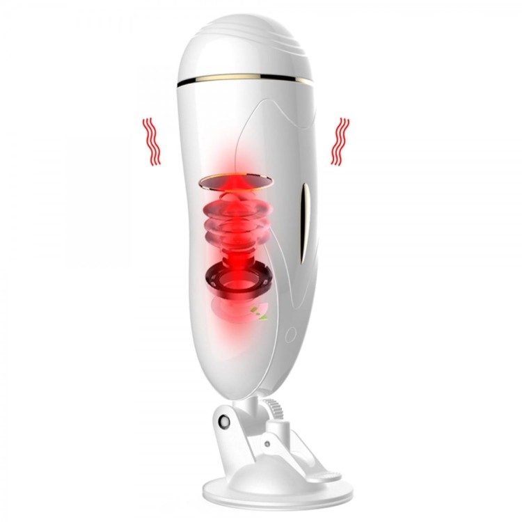 Interaktywny masturbator pochwa z wibracjami-5