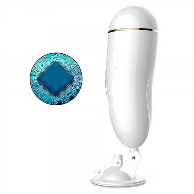 Interaktywny masturbator pochwa z wibracjami-8